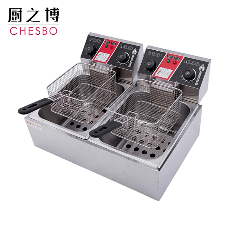 Professional supplier electric deep fryer deep frying potato machine for potato chips french fries