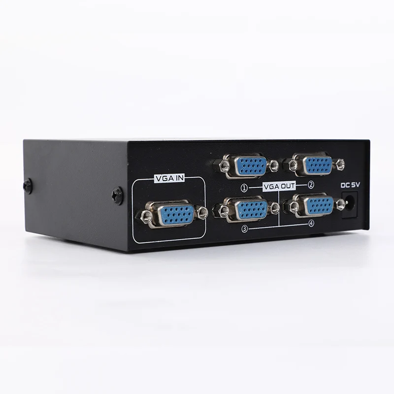 New Arrive 4 port 4 input 1 output VGA Switch Splitter 4x1 HD 200MHz XGA SVGA 1920*1200@60Hz Video Switcher for Projector TV DVD