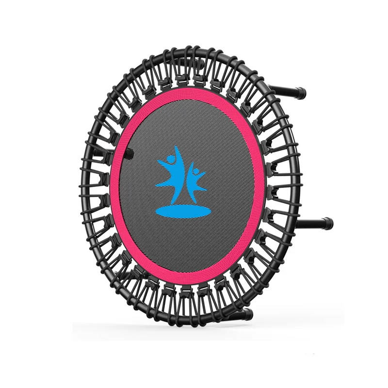 40 inch Silent Bungee Rebounder Fitness Mini Trampoline with Adjustable Handle Bar