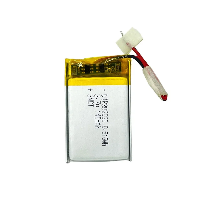 Rechargeable 3.7V Li-ion Batteries AAA Lithium Polymer 302030 140mah 3.7V Battery Lipo Battery with JST Molex Connector