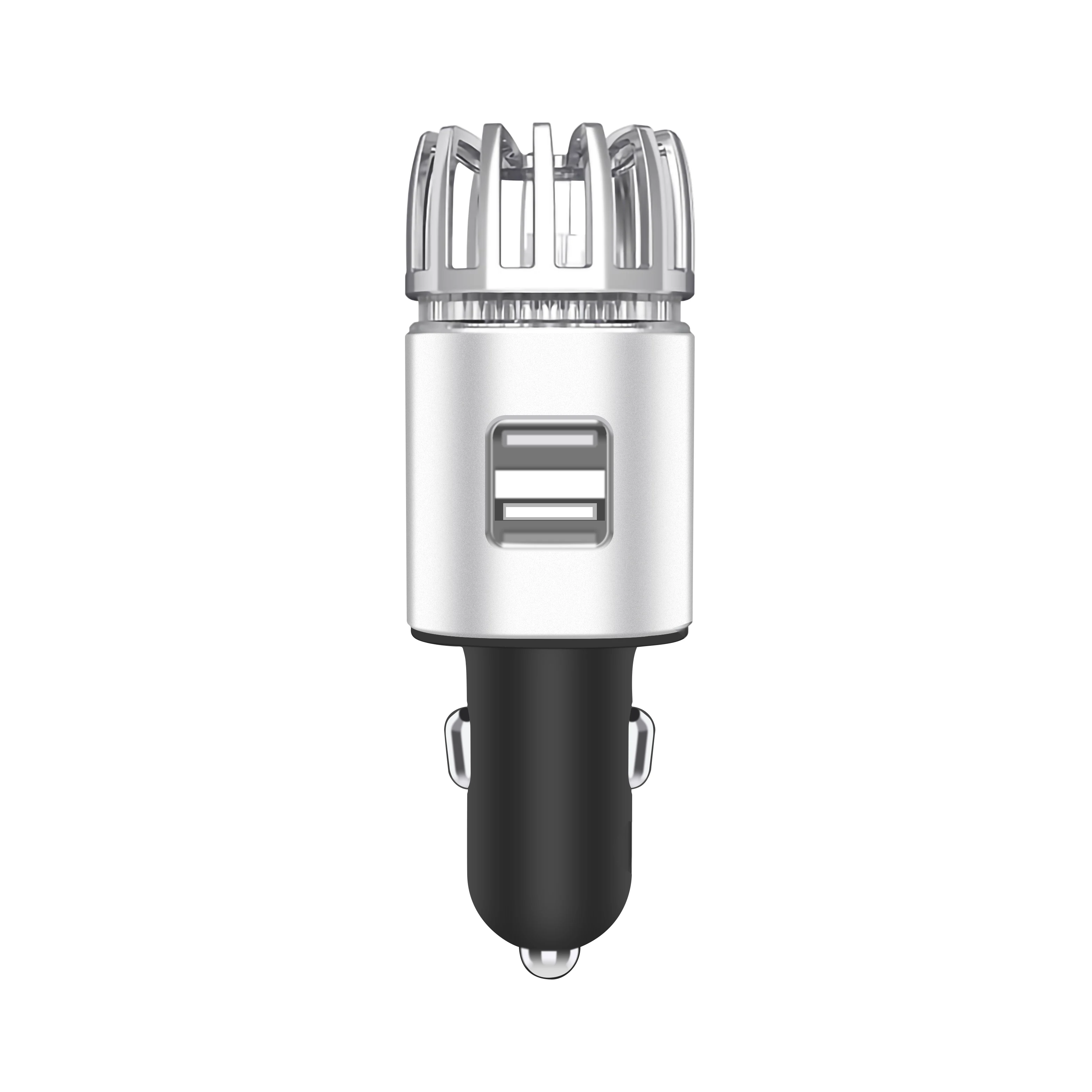 Оптовая продажа с фабрики 2021, автомобильное зарядное устройство Usb, автомобильный очиститель воздуха с разъемом, портативный мини-очиститель воздуха для автомобиля, ионизатор, очиститель воздуха