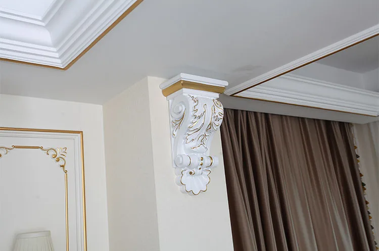 Banruo Wholesale Top Quality New-coming Exquisite Design Wood Like Corbel Molding