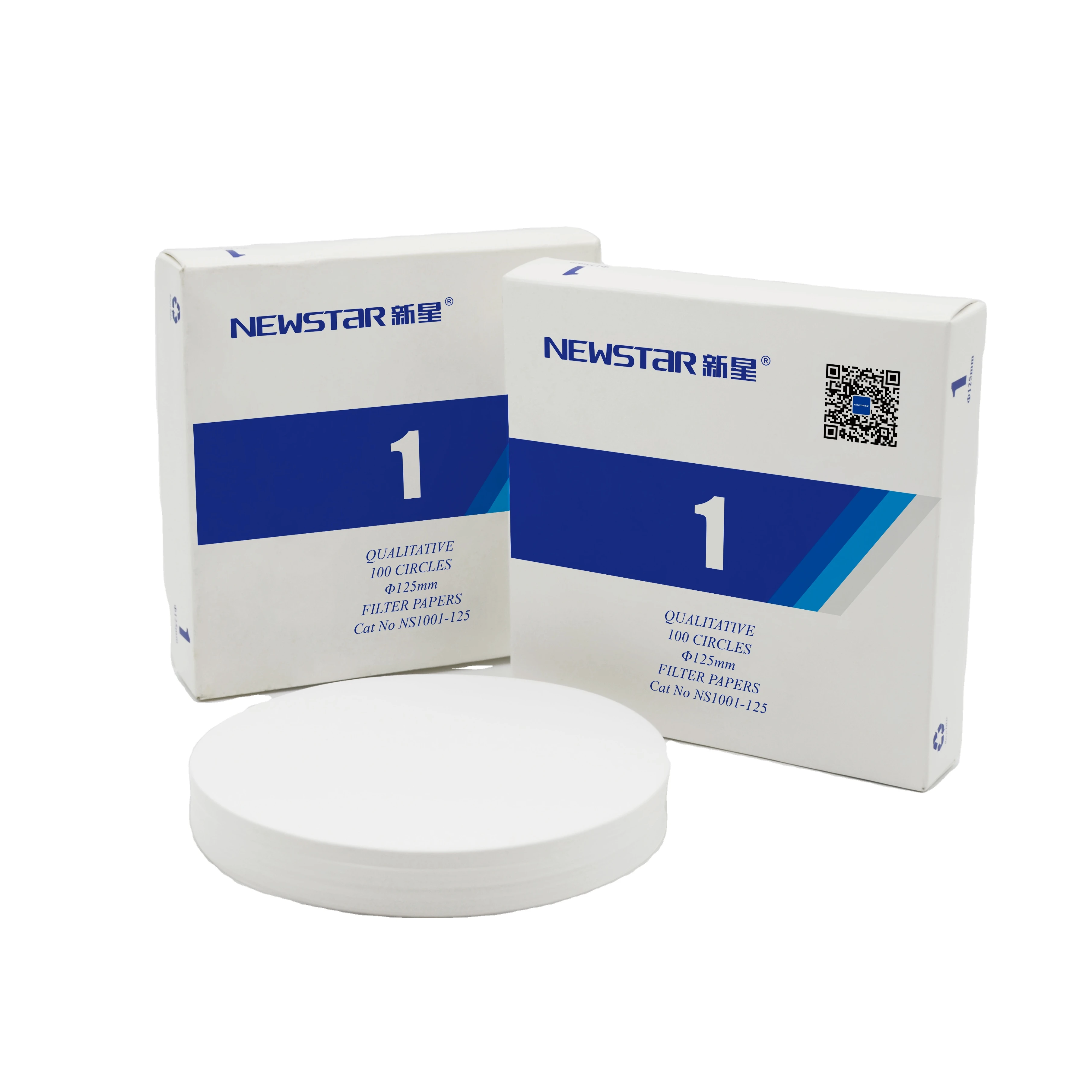 NEWSTAR High Quality Qualitative Cellulose Filter Paper Circle for Laboratory Use similar to Whatman