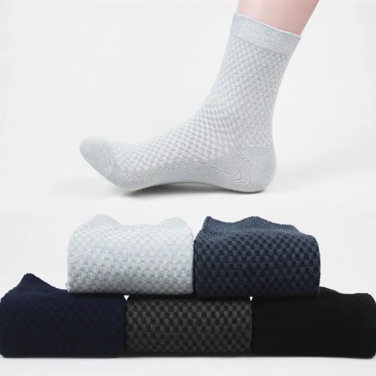 New high quality bamboo fiber seamless socks mens dress socks wholesale