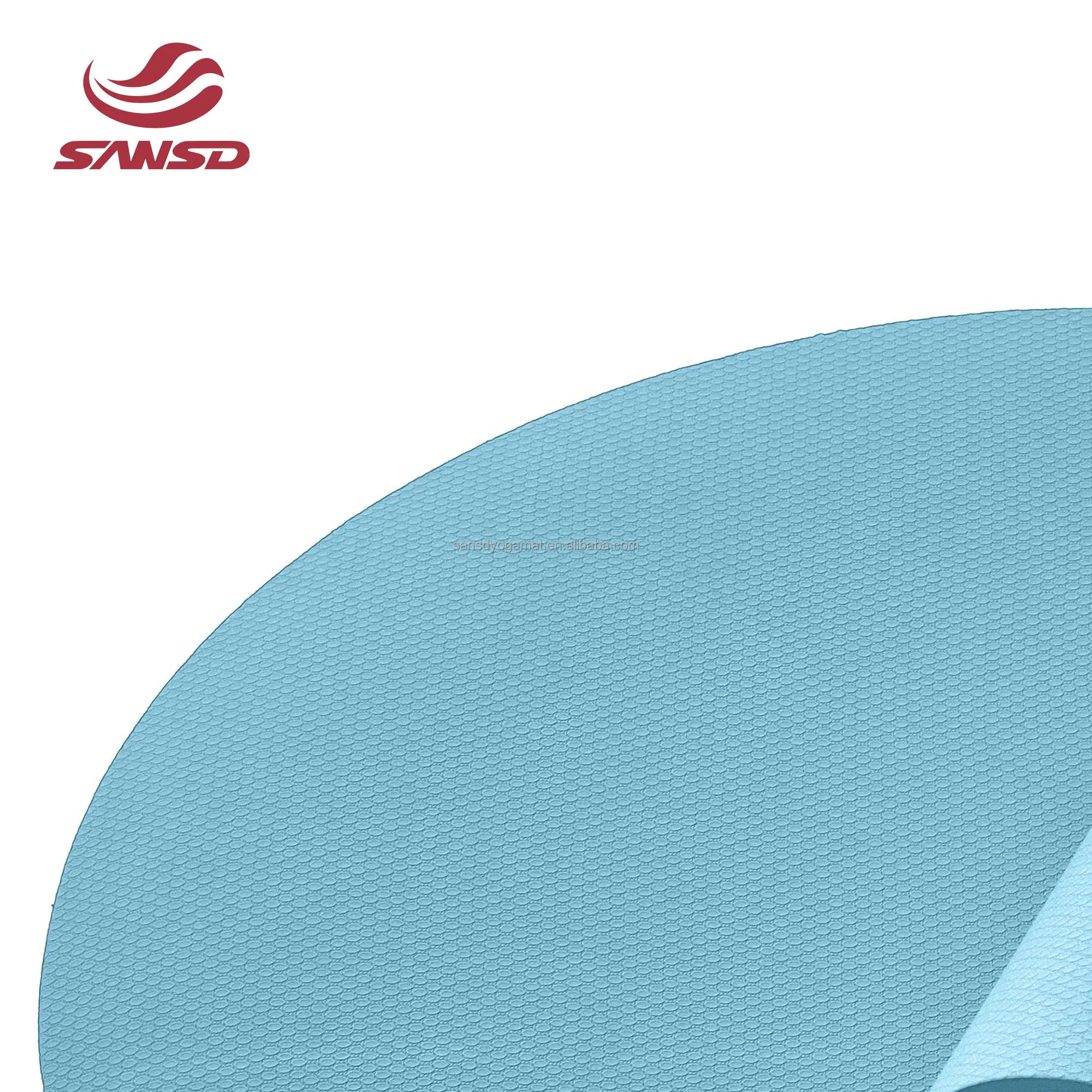 Sansd Special Patterns Custom Logo Eco Friendly Light Weight Wholesale Price Travel Folding Color Easy Foldable Tpe Yoga Mat