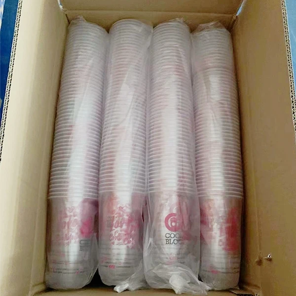 Chinese Factory Customize Printing Logo 20 Oz Plastic Disposable Cups