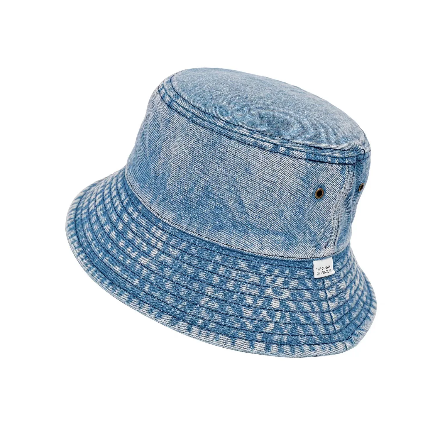 satin lined custom logo jean fluffy fashion straw cotton fuzzy designer wholesale women green bucket hat