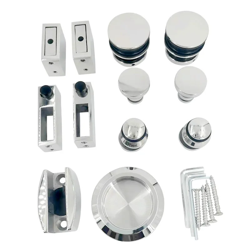 Hot Sale Modern Design Sliding Shower Door Kit with Steel and Stainless Steel Hardware for Bathroom Accessory Essentials