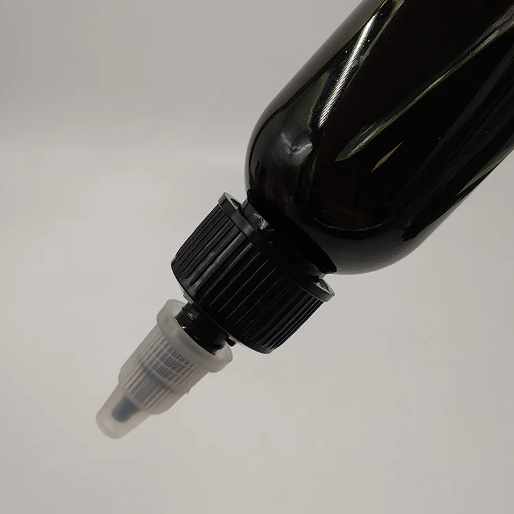 Glue Plastic Bottle With Yorker Dispensing Dropper Cap Pet Transparent Plastic Bottle