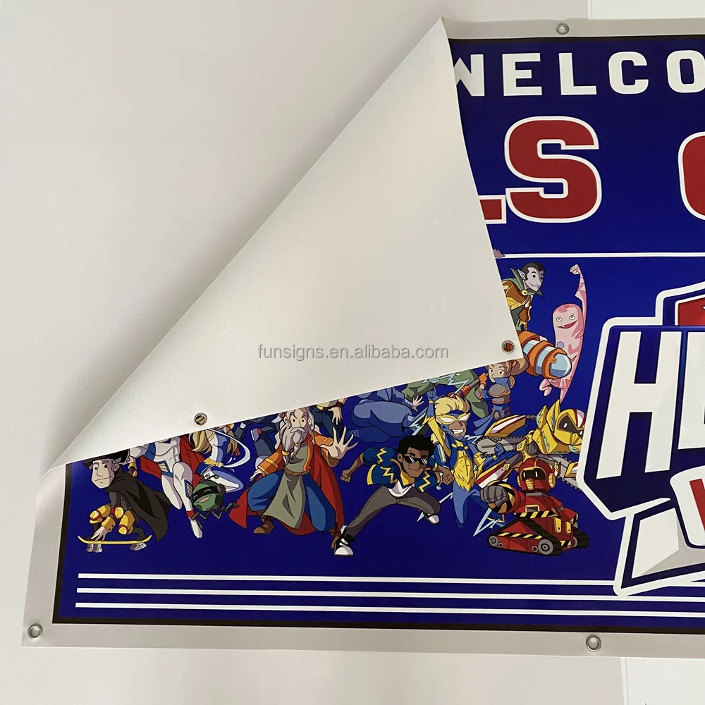 Custom UV Printing Waterproof Outdoor Advertising Heavy Duty PVC Vinyl Banner