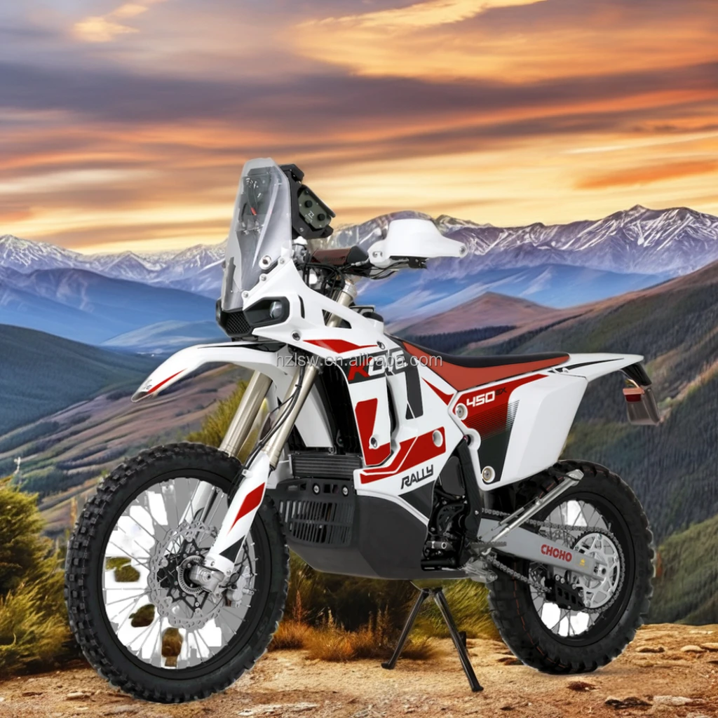 Профессиональный внедорожный мотоцикл Enduro 450Rally EX с двигателем мощностью 48 кВт