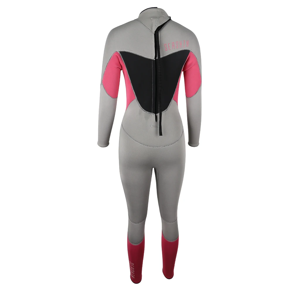 Seaskin Womens 4/3mm Warm Wetsuits for Snorkeling