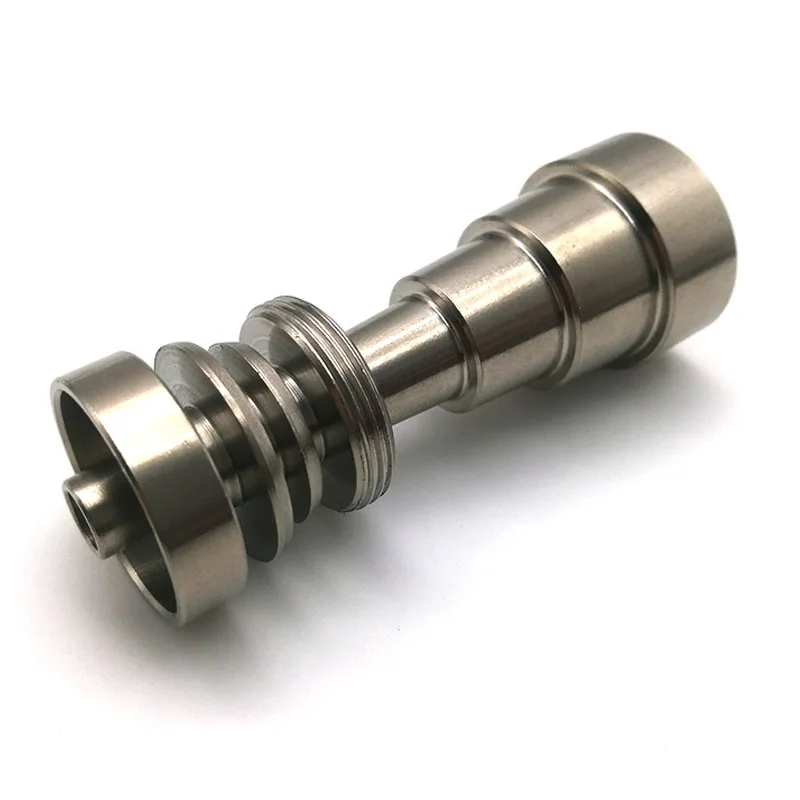 
Free Shipping DHL 10mm 14mm 18mm Joint Male and Female Titanium Nail GR2 Domeless6 in 1 Titanium Nails 