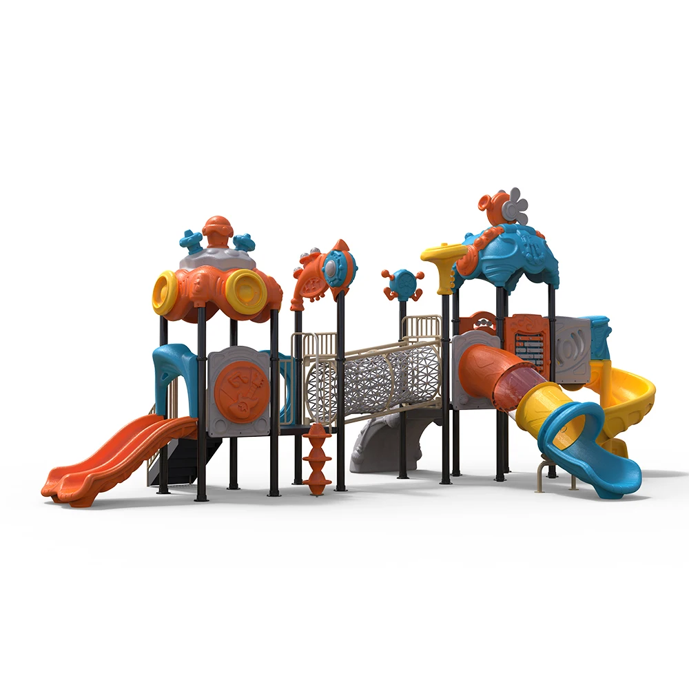 New design cheap outdoor playground fun child  plastic  slide