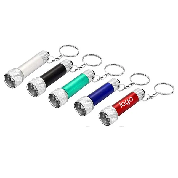 OEM Custom Logo Led Mini Flashlights Aluminum Alloy Key Chain Flashlight Pocket Flashlight