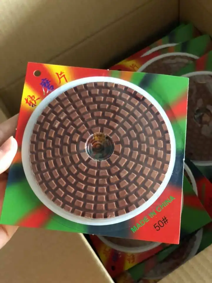 Quanzhou shuangyang Diamond Polishing pads sand polishing disc vel cro sanding disc