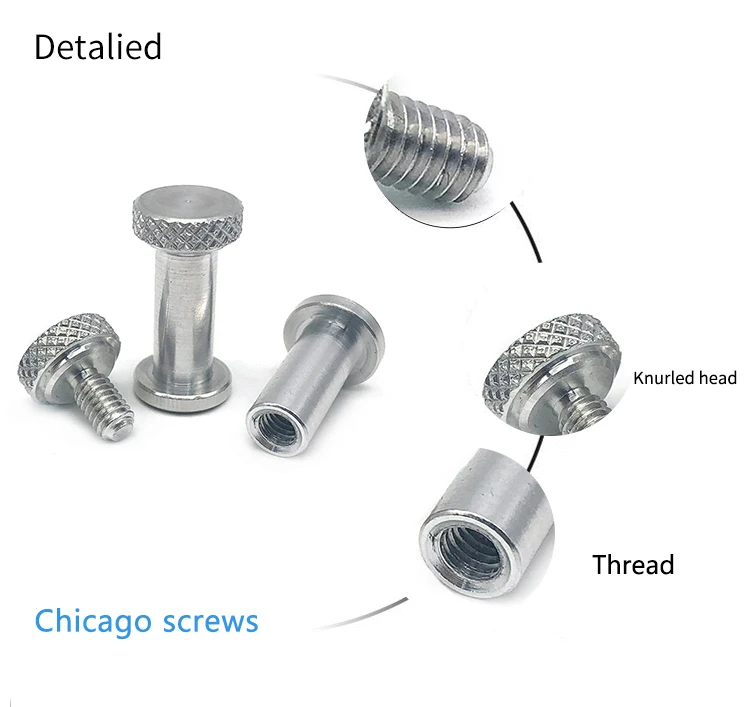 Винт Chicago на заказ M4 M5 из титановой нержавеющей стали латунный винт для кожаного ремня мужской женский переплетения книг