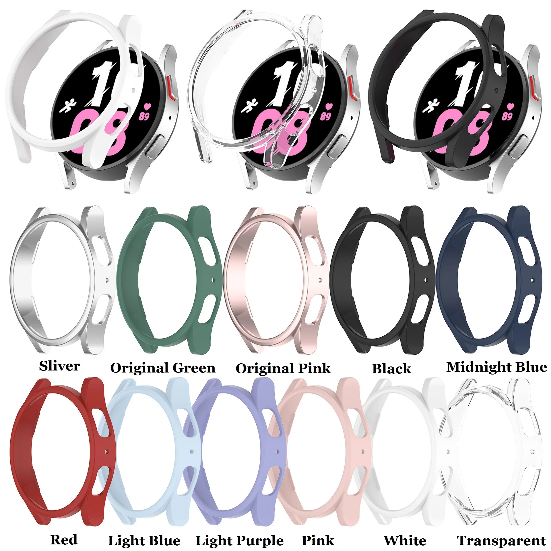 Hard PC Protector Watch Cover Case for Samsung Galaxy Watch 5 40mm 44mm