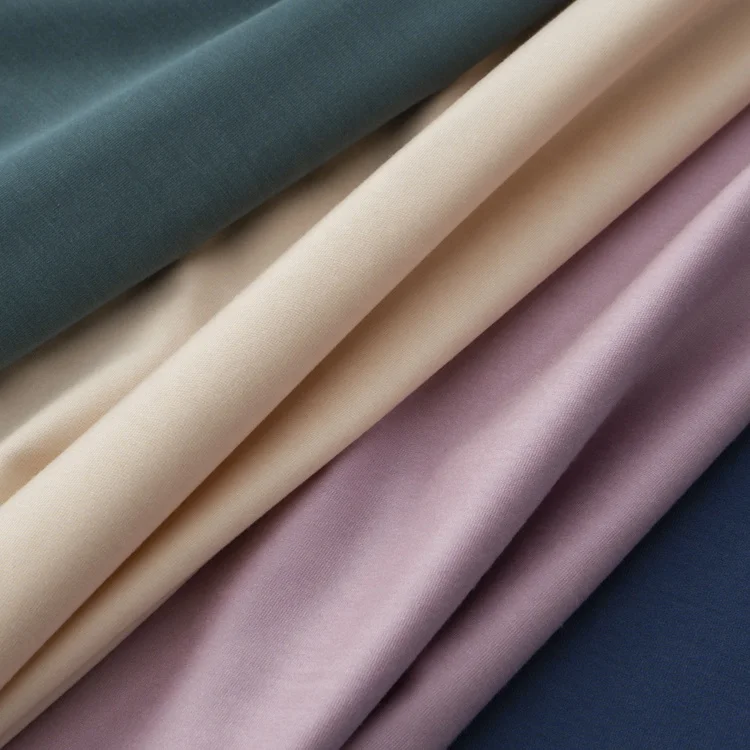 100S+30D TENCEL Micro modal knitted plain fabric for Underwear