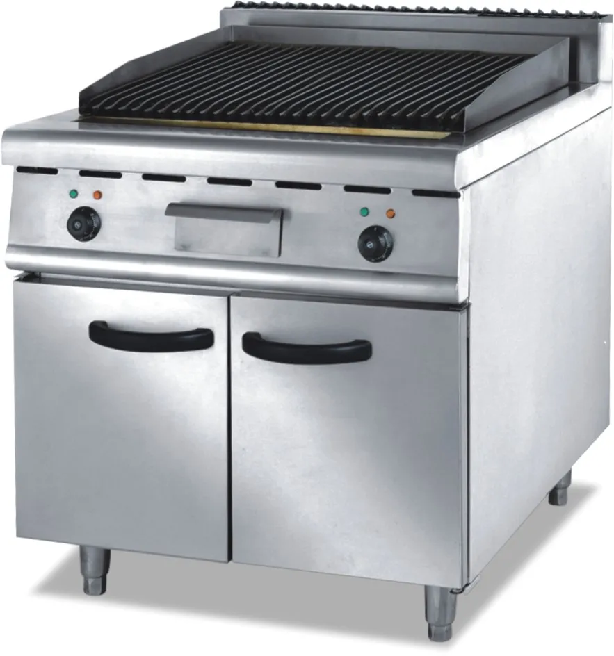 Stainless Steel Induction Kitchen Cabinet Type Commercial Cabinet Type 4-Plate Electric Cooker With Electric oven