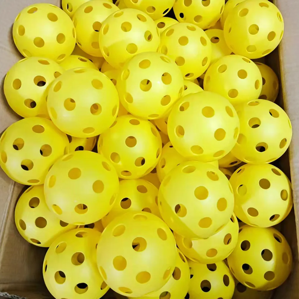 Outdoor Pickleball Balls 26 Holes 40 Holes Specifically Designed for Pickleball Sport USAPA Approved for Outdoor & Indoor Use