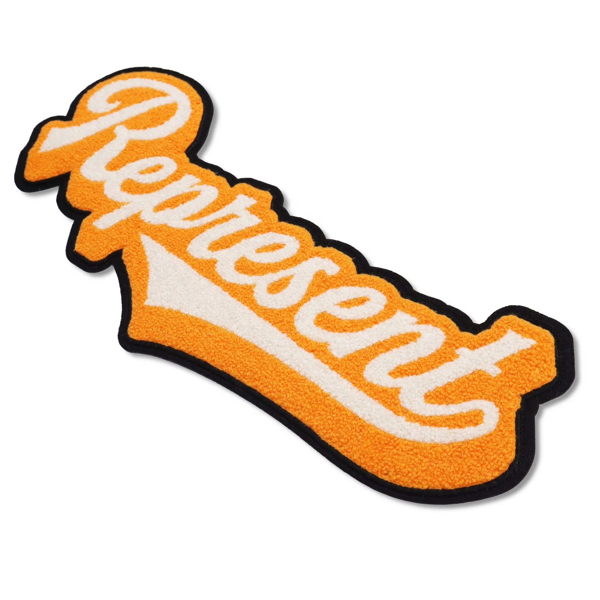 Custom Sew On Chenille Patches Hoodies Free Samplepatch Logo Jacket Iron On Embroidery Towel Chenille Letter Patches