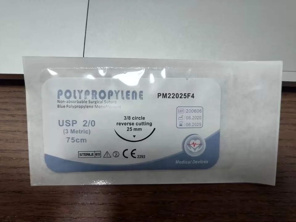 Surgical Suture Polyglactin 910 PGLA  Chromic catgut absorbable Silk Nylon Polypropylene Medical Sutures 75CM 45CM 30CM