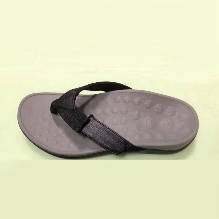 Light comfortable men rubber sandals beach sandals home slippers sole shoes plantar fasciitis foot arch support