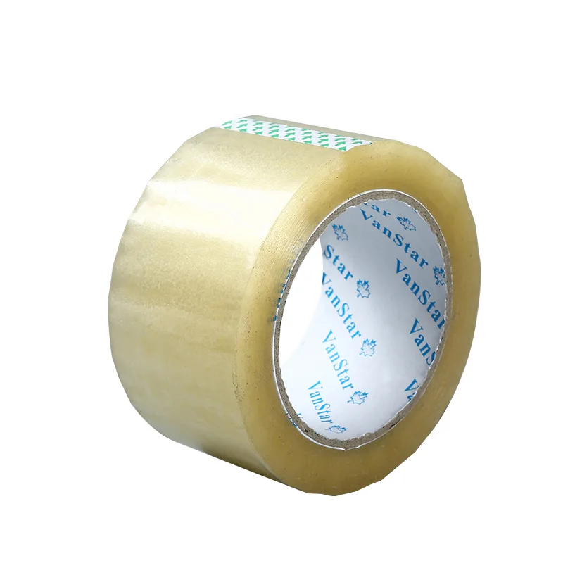 High Quality Plastic Packaging Tape Sticky Wholesale Acrylic BOPP Sealing Tape Customized Super Clear Office Stationery Tape