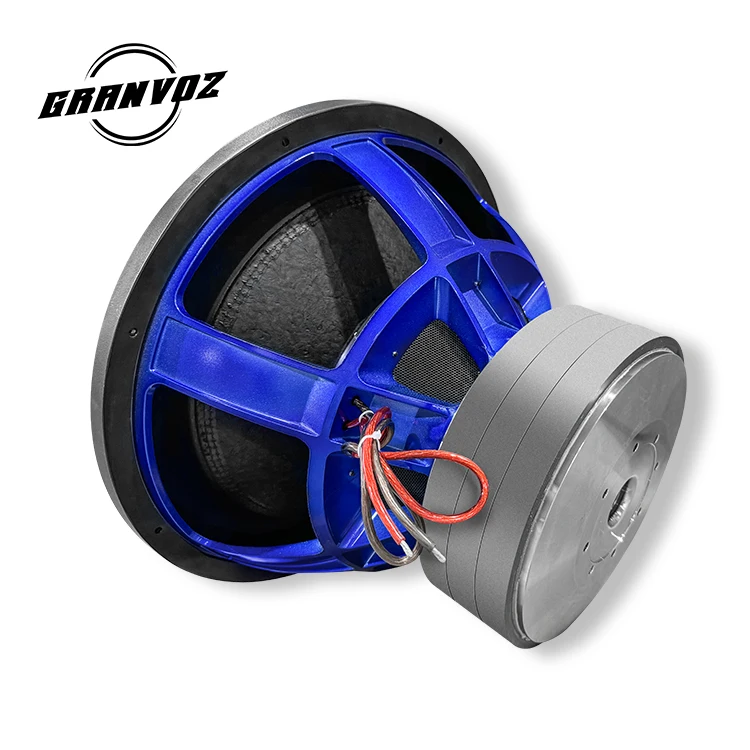 Professional Aluminium Basket Speaker 4 inch Voice Coil  18 inch RMS 4000W Dual 2 Ohms Car Subwoofer Speaker
