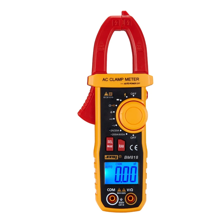 Лидер продаж цифровой токоизмеритель сопротивления BM818 True RMS 600 А ручной