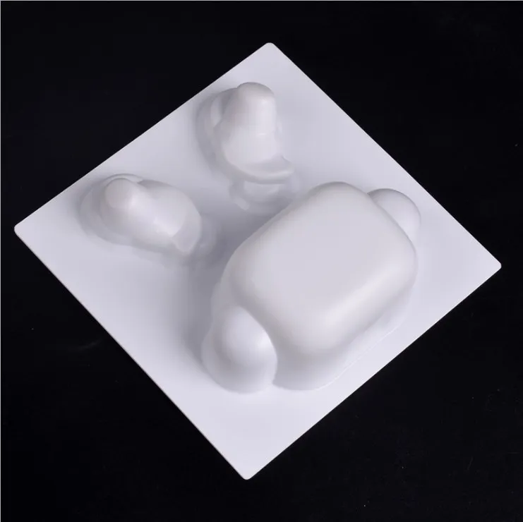 Custom High Quality PS Earbuds Container Earbuds Plastic Packaging Blister Inner Holder Tray