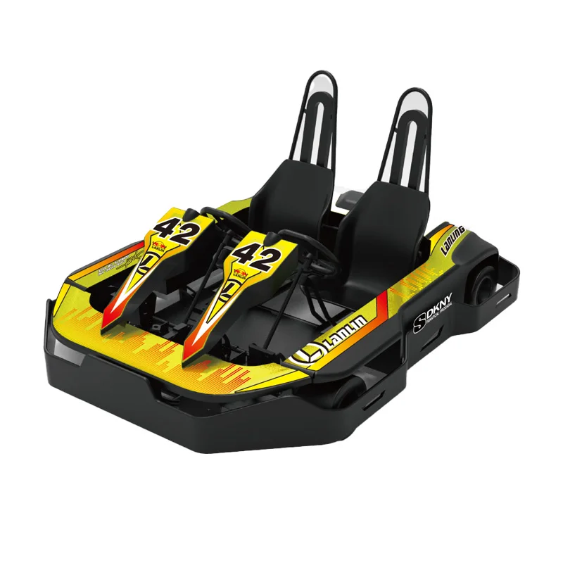 Высокая скорость 60 км/ч съемный аккумулятор go kart Электрический karting два сиденья для взрослых