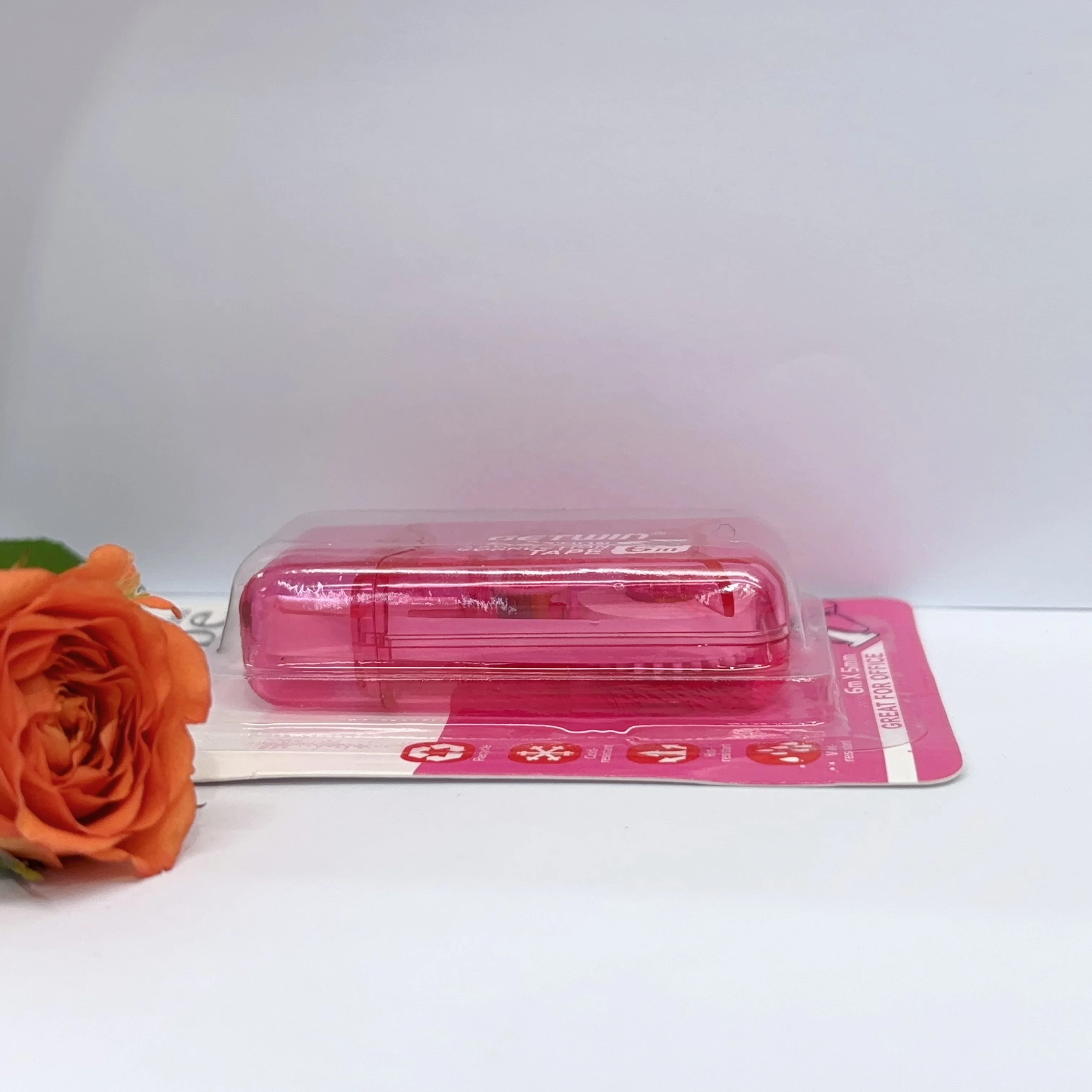 Corrector Promotional Gift Stationery Student Tape,Cute Kawaii Green blue red  Portable Correction Tape