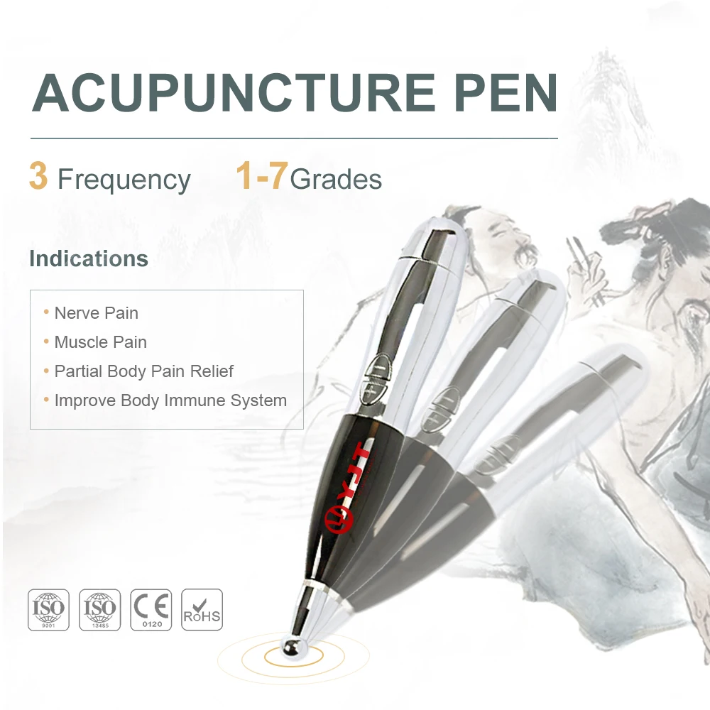 Hot Selling Electronic Acupuncture Meridian Energy Pen for Body Pain Relief in home used