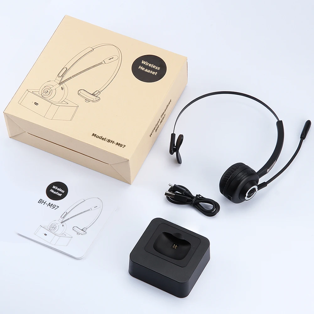  Новинка 2019 беспроводные наушники офисный колл-центр монофоническая Bluetooth-гарнитура с шумоподавляющим