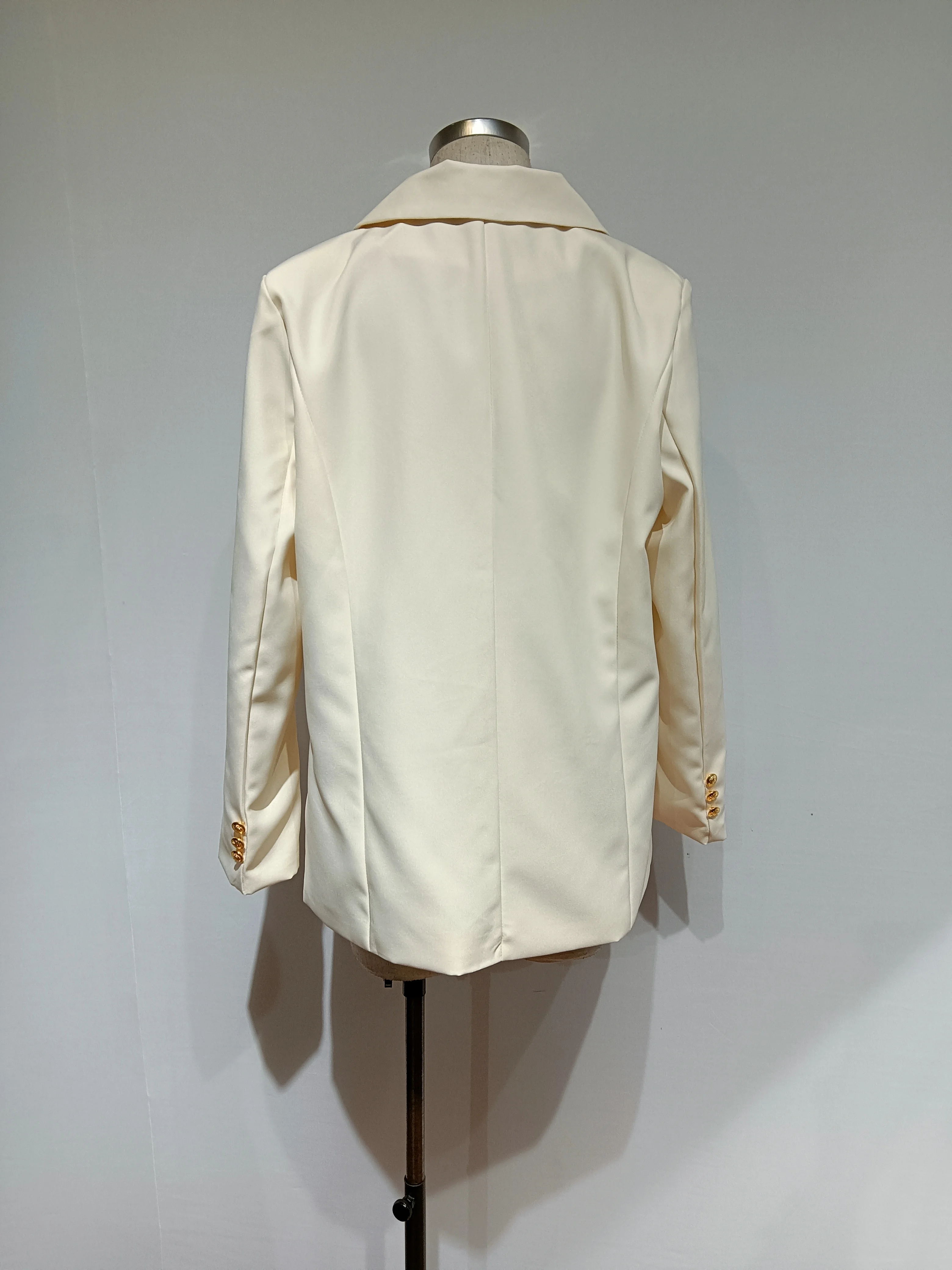 2023 Wholesale New Fashion Trendsetter Breasted Trim Suit Women Loose Casual Coat Female Button Office Suit Blazer