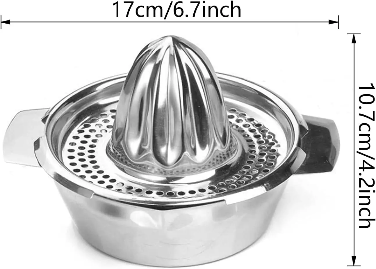 2024 Kitchen Tool Stainless Steel Citrus Orange Juicer Lime Fruit Hand Lemon Squeezer