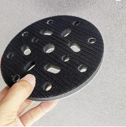 6 Inch 17 Hole 11 mm Thickness Soft Density Interface Pads Hook and Loop Sponge Cushion Buffer Backing Pad for Festool Sander