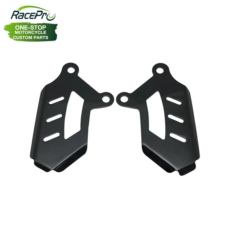 RACEPRO New Black Silver Motorcycle Front Brake Disc Rotors Covers Guard Protection Fit For BMW R18 R-18 R 18 2020 2021 2022