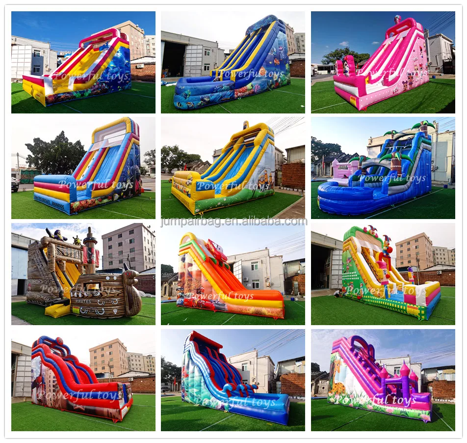 waterslide pool commercial inflatable water slide backyard big cheap jumper bouncy jump castle bouncer large china  for kid