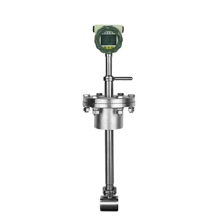 GPRS vortex flow meter 4-20ma or pulse steam flow meter price vortex flow meter Insertion type gas flow meter