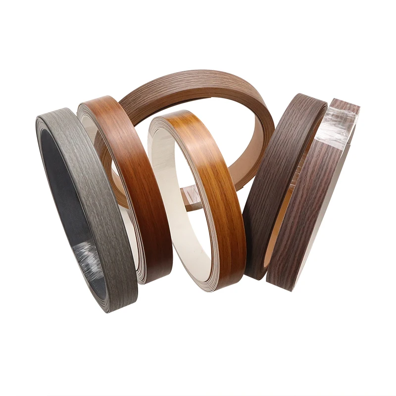 Age Resistant Edge Tape High Quality Flexible Wood Grain 1*19 mm Pvc Edge Banding for Table