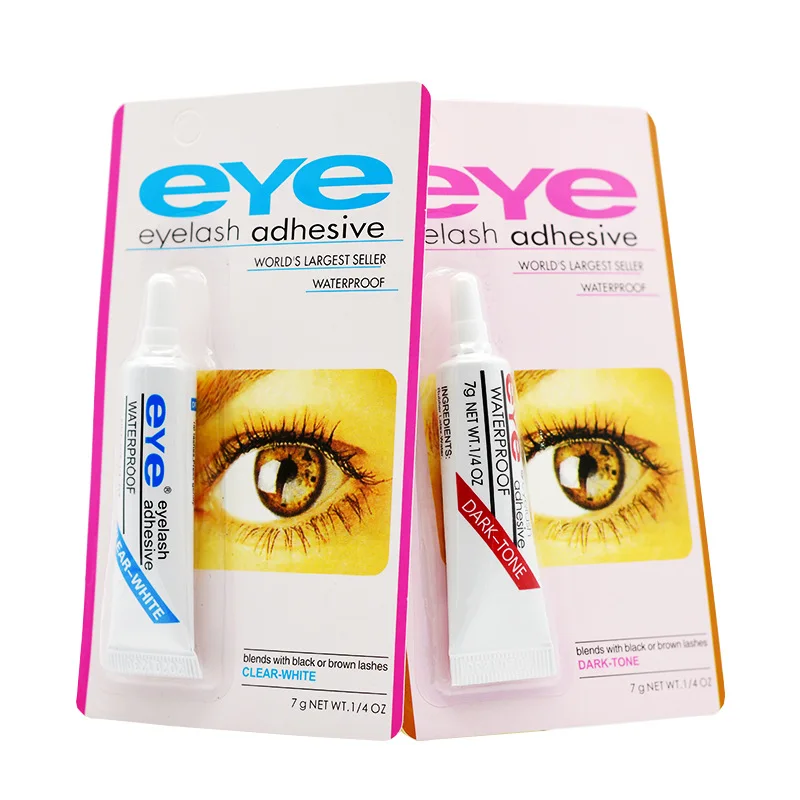 Amazon Hot Sell Lash Glue Customized Private Label Vegan 7g Waterproof False Eyelash Glue Free Latex Eyelash Glue