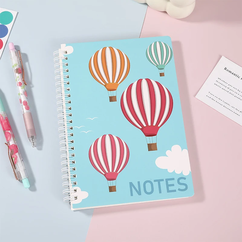 Wholesale Customized Kawaii Pattern Spiral Diary Planner Mini Notebook