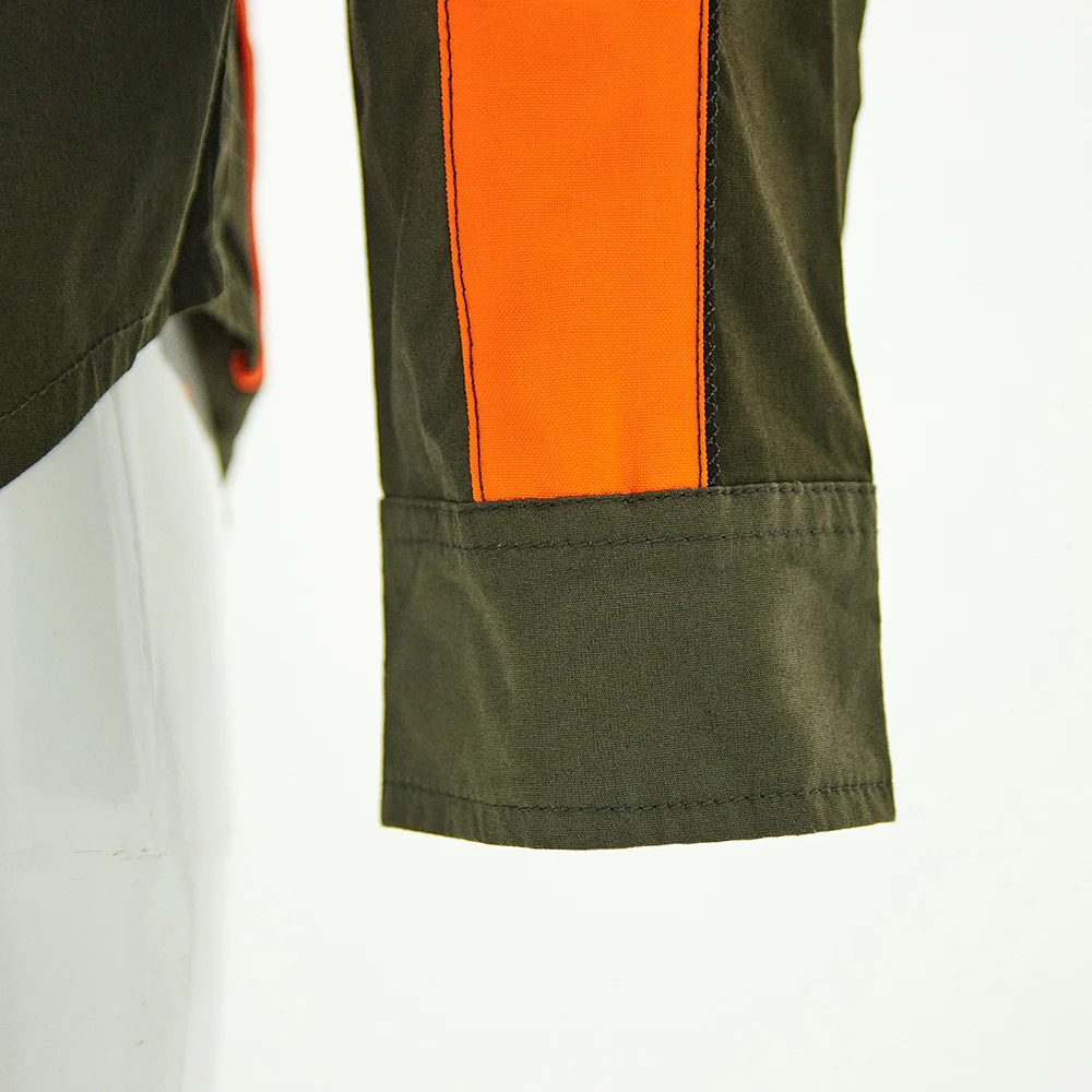 Original Men Working Jacket Waterproof Down Collar Customized Design Printing long Sleeve Workwear