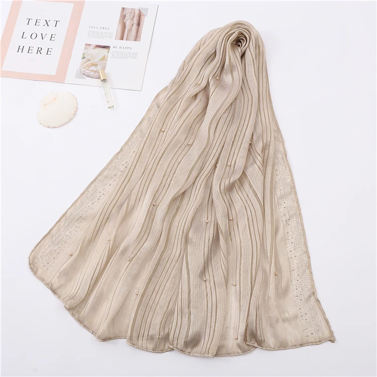 
Factory Supply Hijab Scarf for Women Stylish Bufandas Luxury Foulard hijab en Mousseline Echarpe d ete femm musulman 