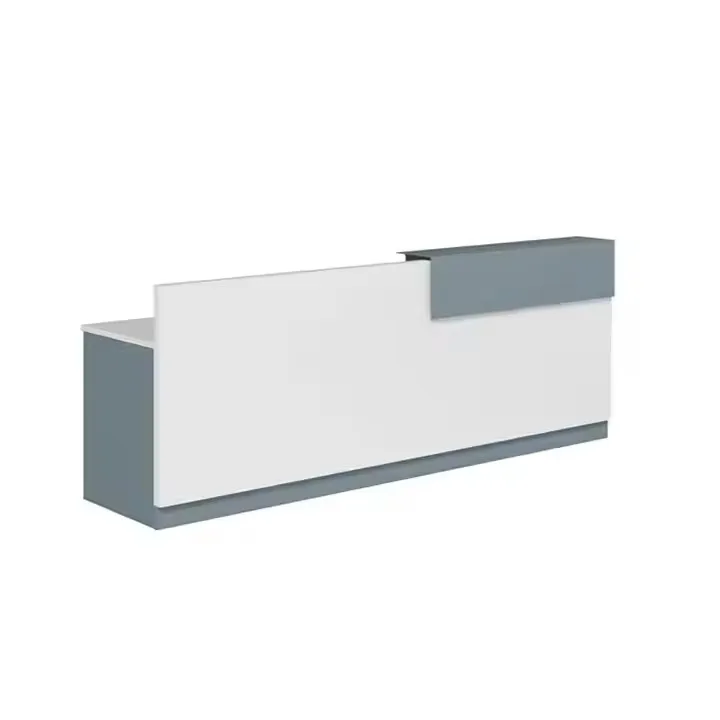 Commercial Furniture 2025 New Product Modern Minimalist Reception Counter Desk Hotels Beauty Salons and Offices-Office Furniture