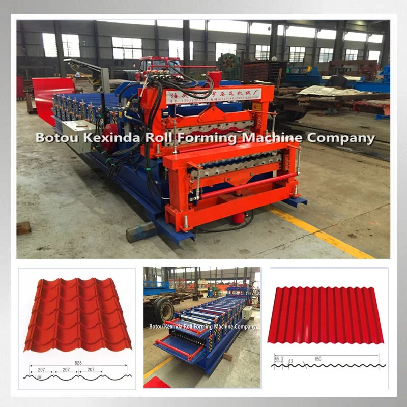 
Double Layer Roll Forming Machine rollformers Metal Roofing Corrugated Steel Sheet Wall Panel tile making machine 