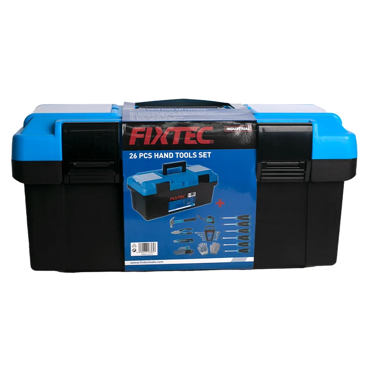  Набор ручных инструментов FIXTEC 26 шт. с пластиковым ящиком для 17